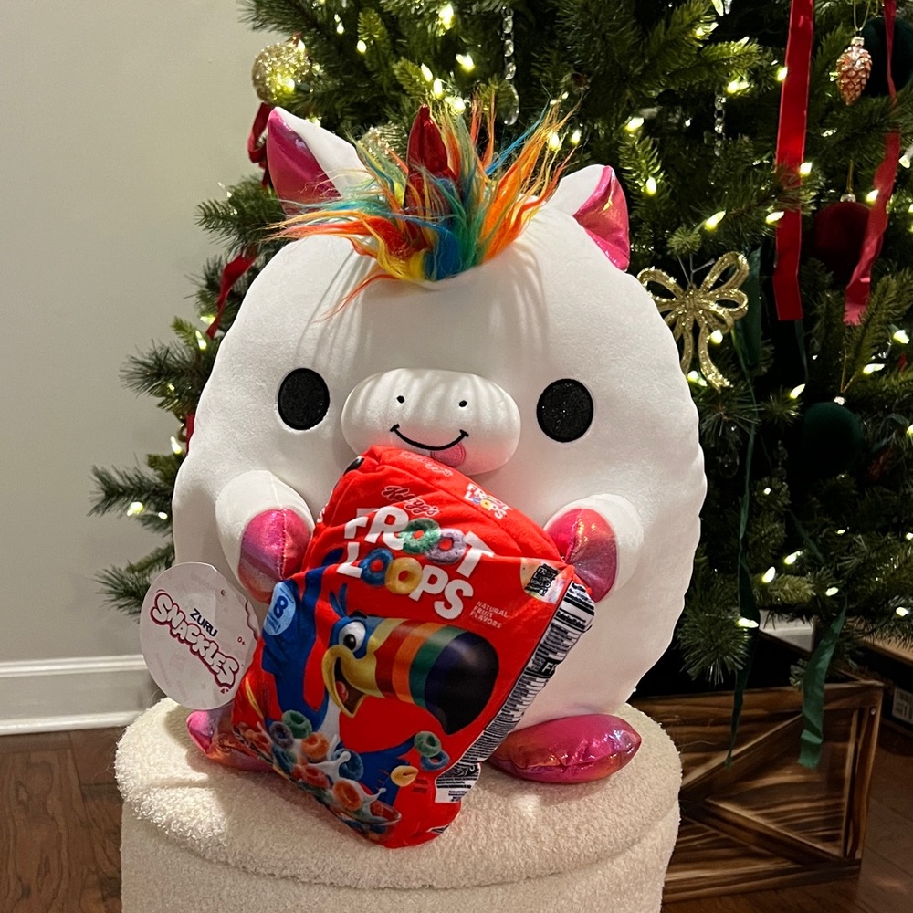 Colorful Unicorn Plush with Froot Loops!!🦄🌈